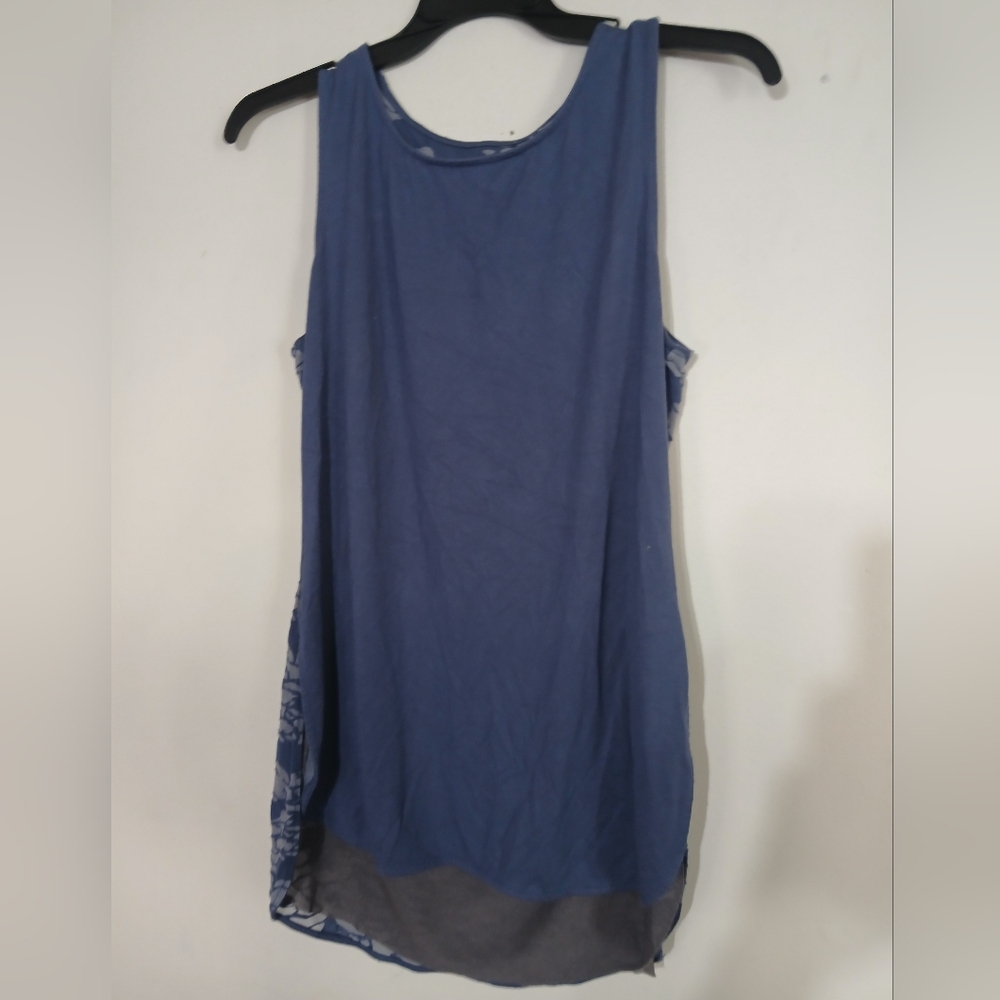 Tangerine Blue and Gray Tank Top (0310)